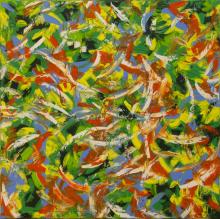 100cm x 100cm Öl auf Leinwand