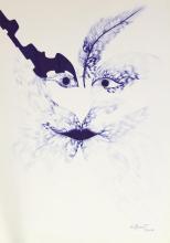 60cm x 42cm BIC Kugelschreiber auf Papier