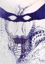 60cm x 42cm BIC Kugelschreiber auf Papier